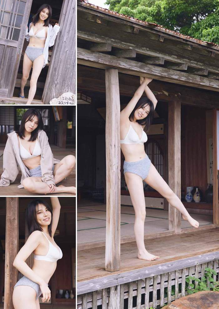 相楽伊織 けっこうボインな水着グラビア画像！