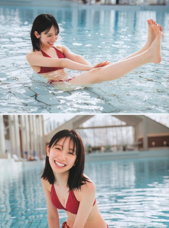 金村美玖 しっとりかわいい水着＆生脚画像！