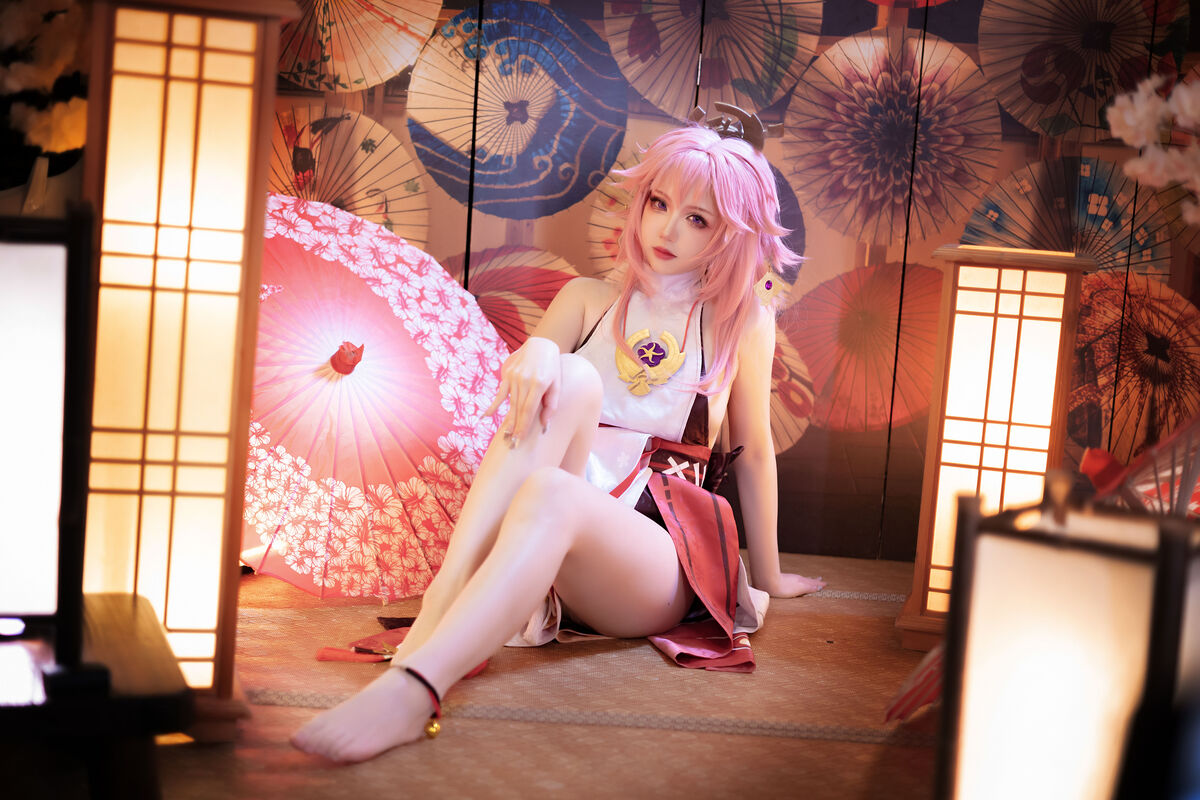 Coser@雪晴Astra - 原神 八重神子