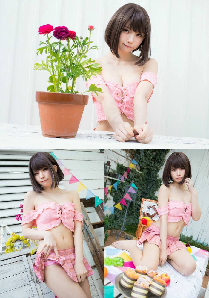 えなこ めっちゃかわいい水着グラビア画像！