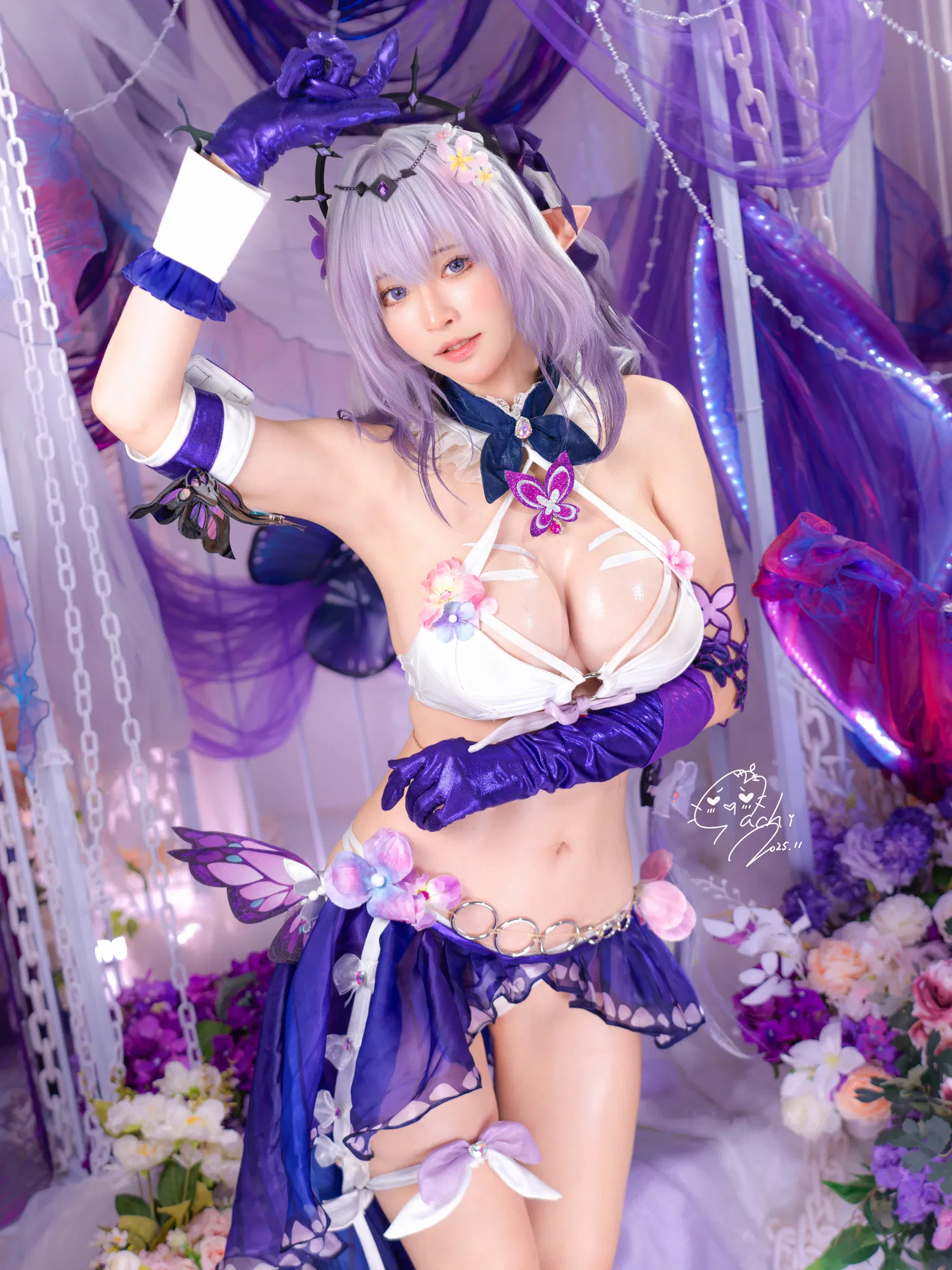 [Cosplay] Machi馬吉 ？？？？キャストリス水着？？？？聖女の裏の危ない姿？？？？第二弾