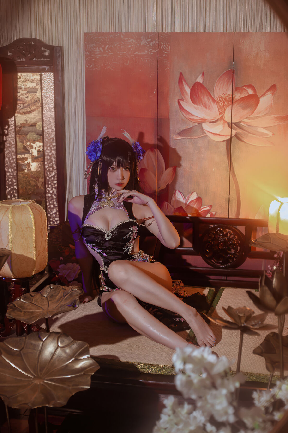 Coser@二佐Nisa - 碧蓝航线-比叡鲟旗袍