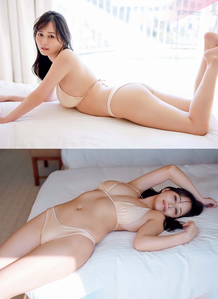 天野ちよ Hカップパイパイの水着グラビア画像！