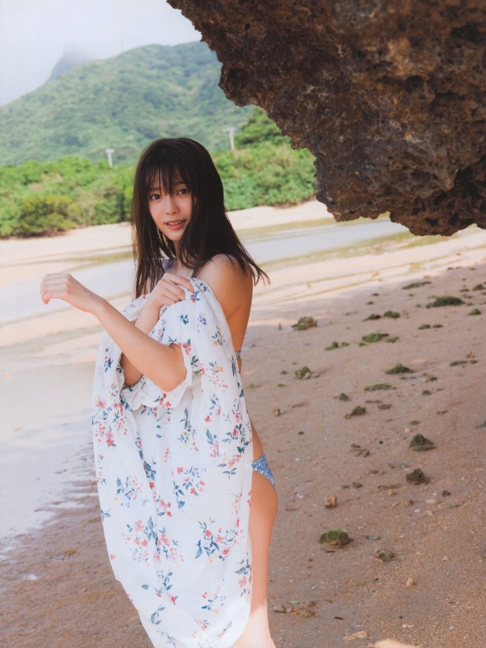 田村保乃 ナチュラルな激かわ水着グラビア画像！