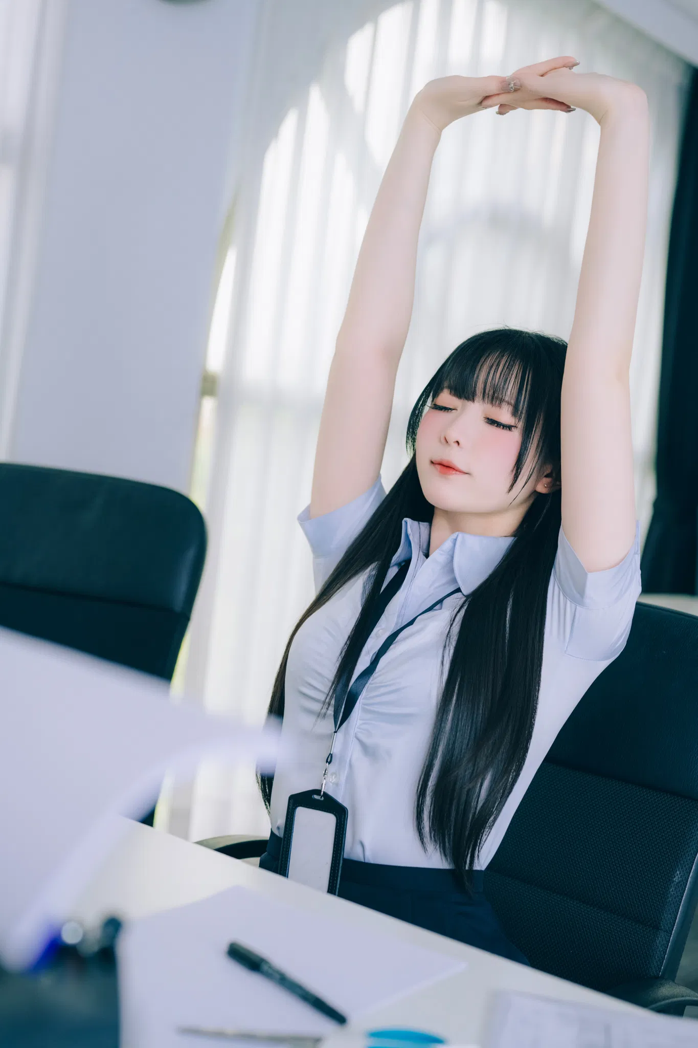 [Cosplay] 霜月shimo DL写真集 霜月的秘密辦公室 Vol.02 Shimo' Secret Office Vol.02