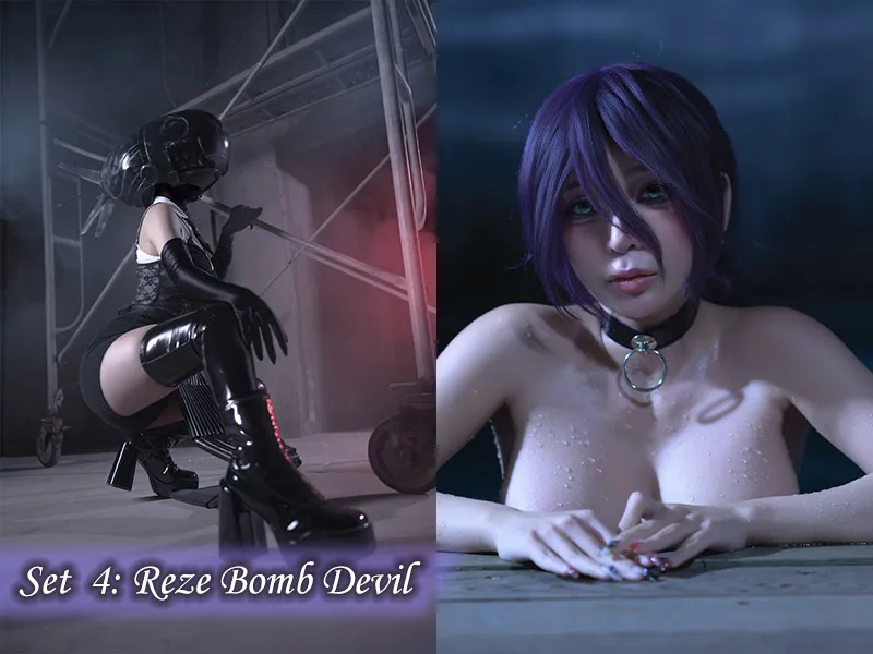 [Cosplay] UmekoJ - Reze Bomb Devil「Chainsaw Man」