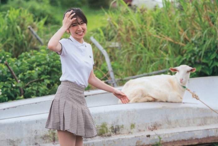 金村美玖 しっとりかわいい水着＆生脚画像！