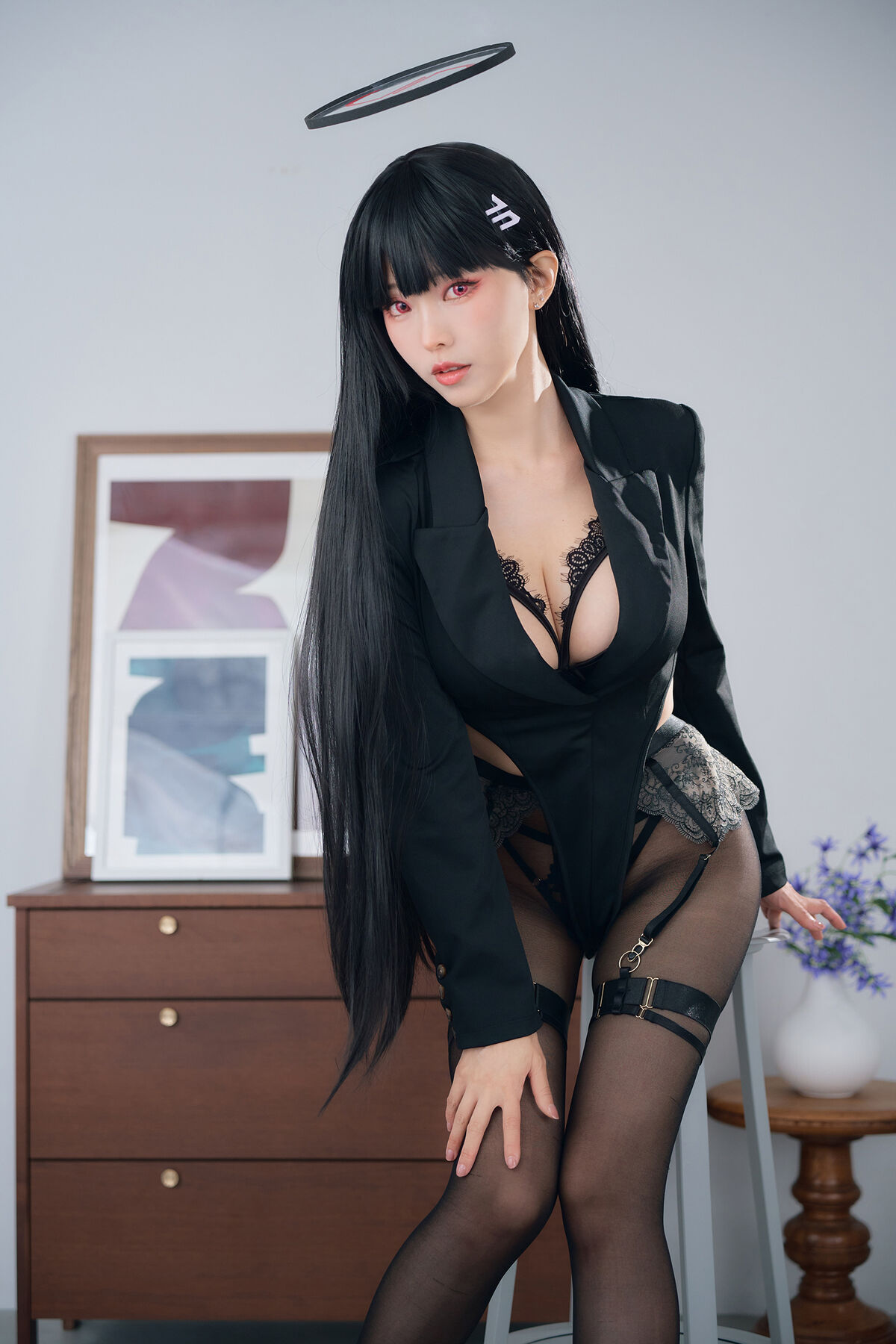 Coser@Ely_eee ElyEE子 - 调月莉音 秘密吊帶