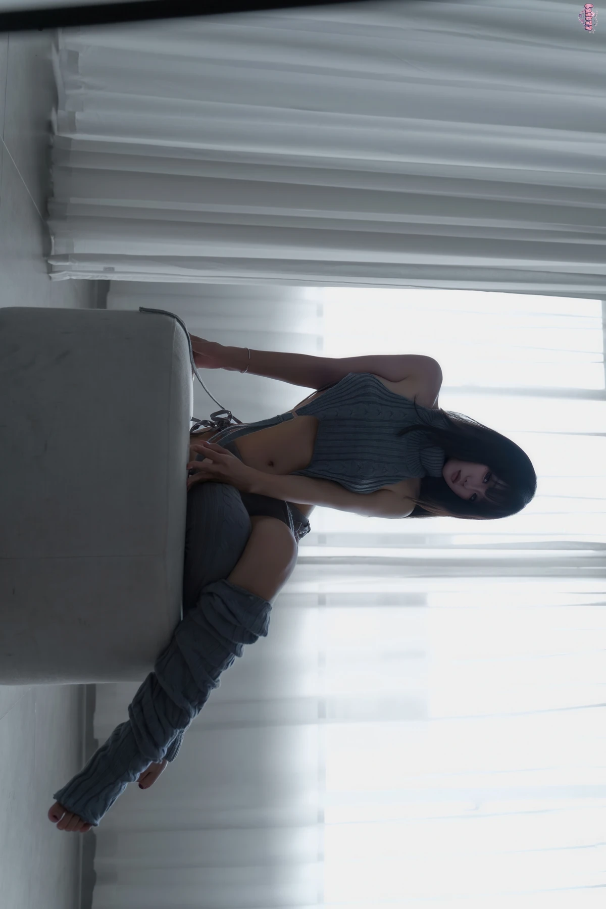 Cosplay 柒柒要乖哦 – 居家毛衣 Set.01