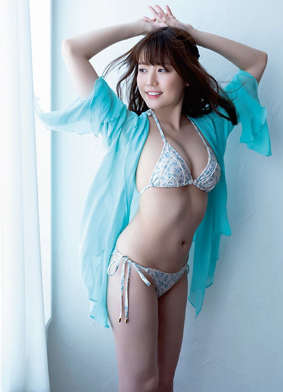 小日向ゆか 萌えるEカップの水着グラビア画像！