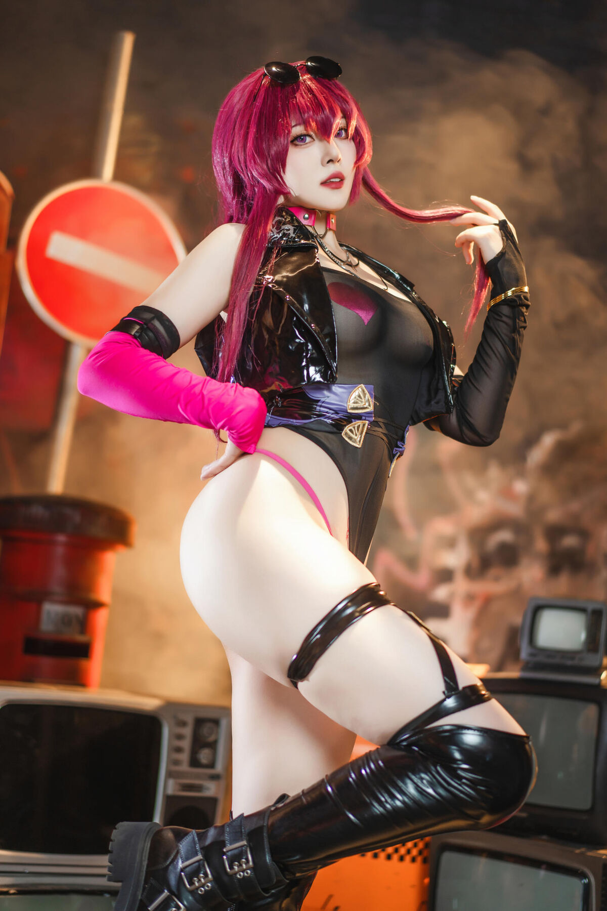 Coser@Natsuko夏夏子 - 崩坏·星穹铁道 卡芙卡 朋克同人