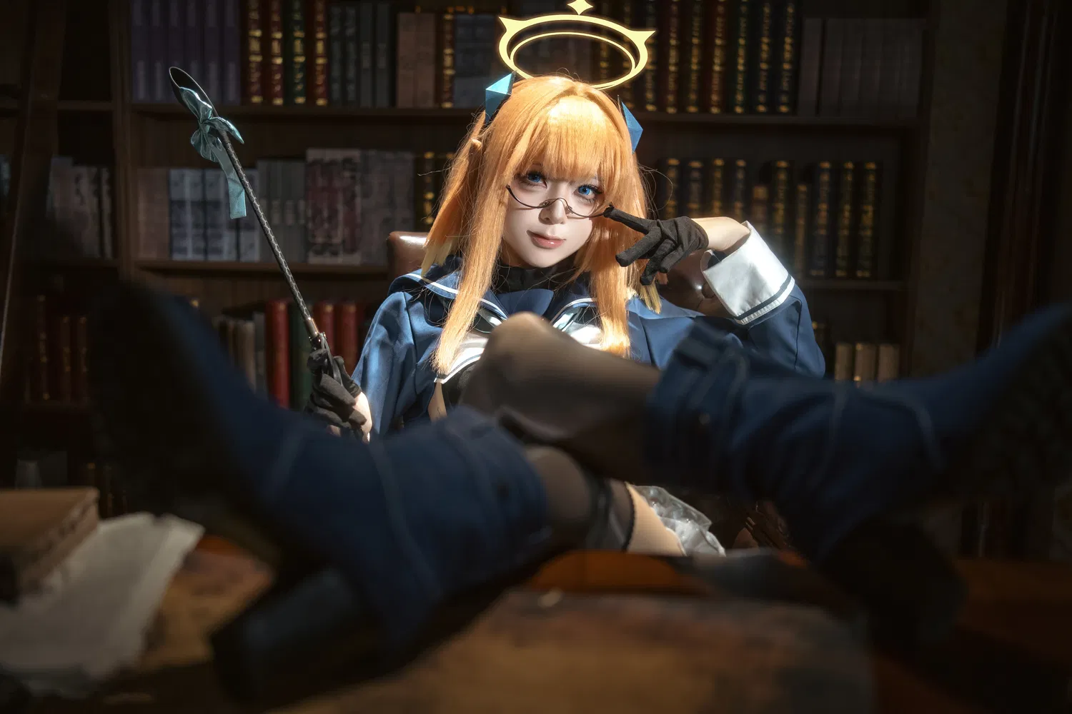 [Cosplay] 矢量鱼 蔚蓝档案 圆堂志美子