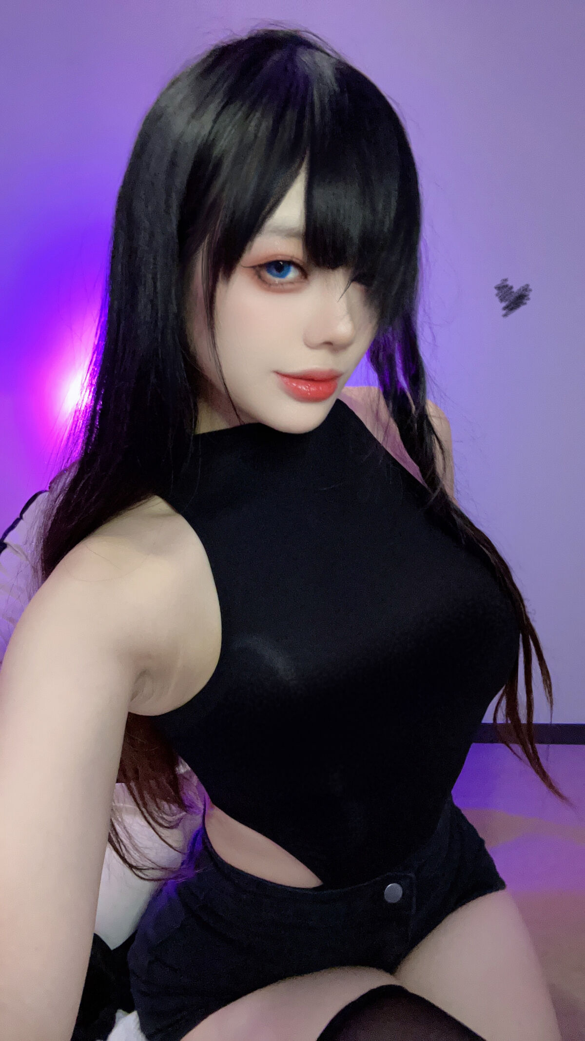 Coser@九言 - 黑丝紧身衣