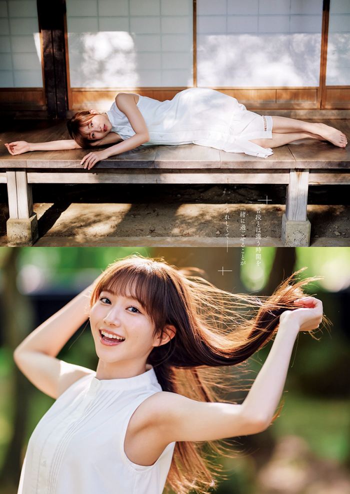 青山なぎさ 激かわな生脚＆タンクトップ画像！