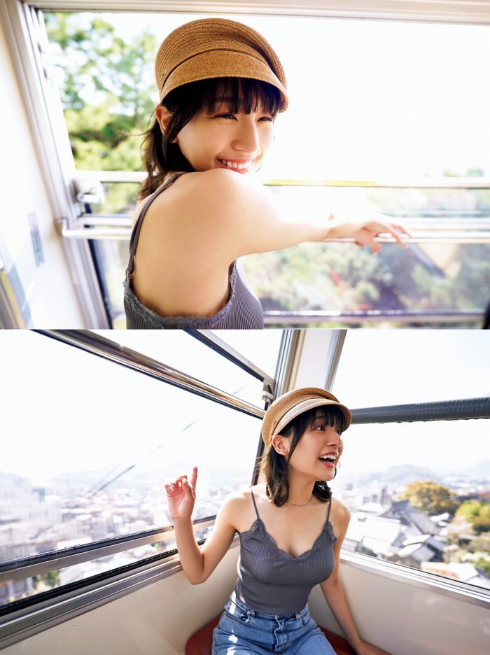 浅川梨奈 もっこりおっぱい水着グラビア画像！