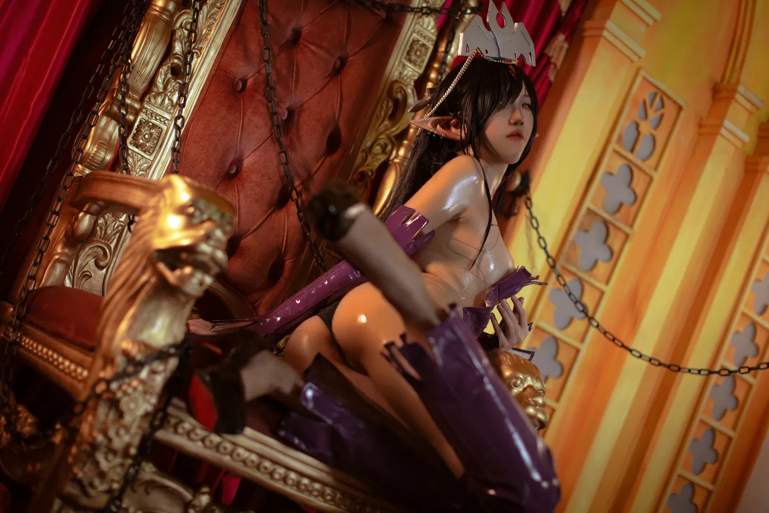 [Cosplay] 阿薰kaOri 黑兽 黑精灵女王奥利卡