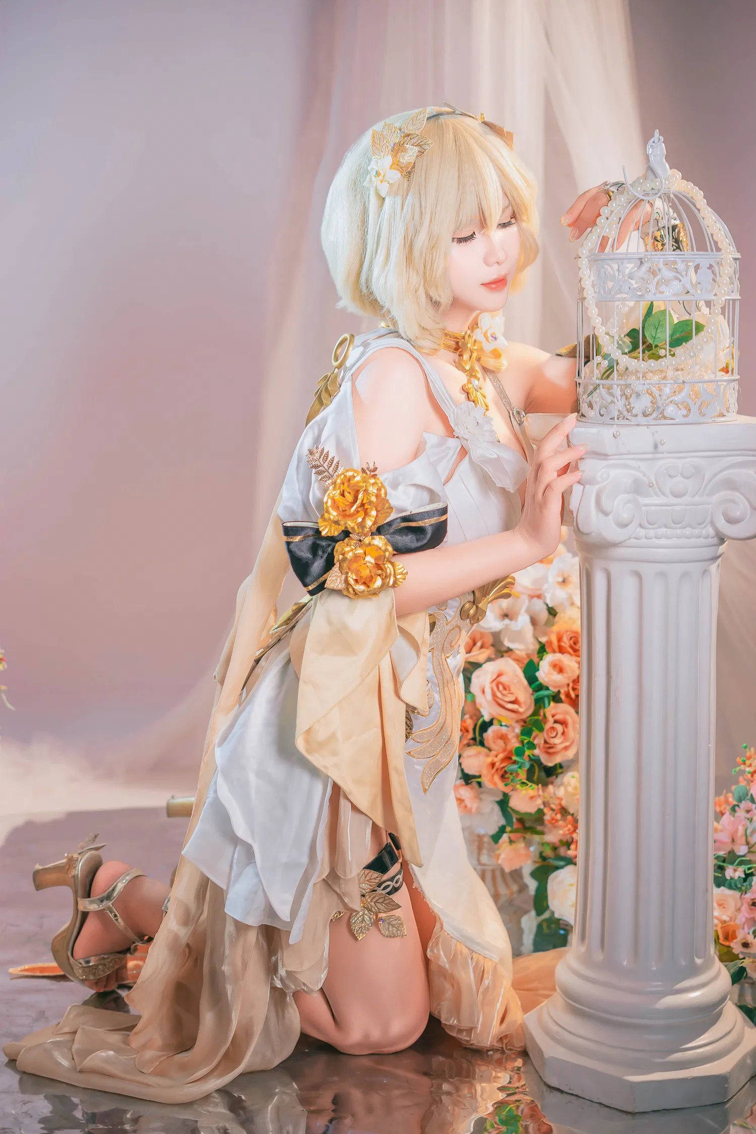 [Cosplay] Pyon - Pyoncos (ピオン) Aglaea HonkaiStar Rail 崩铁 阿格莱雅