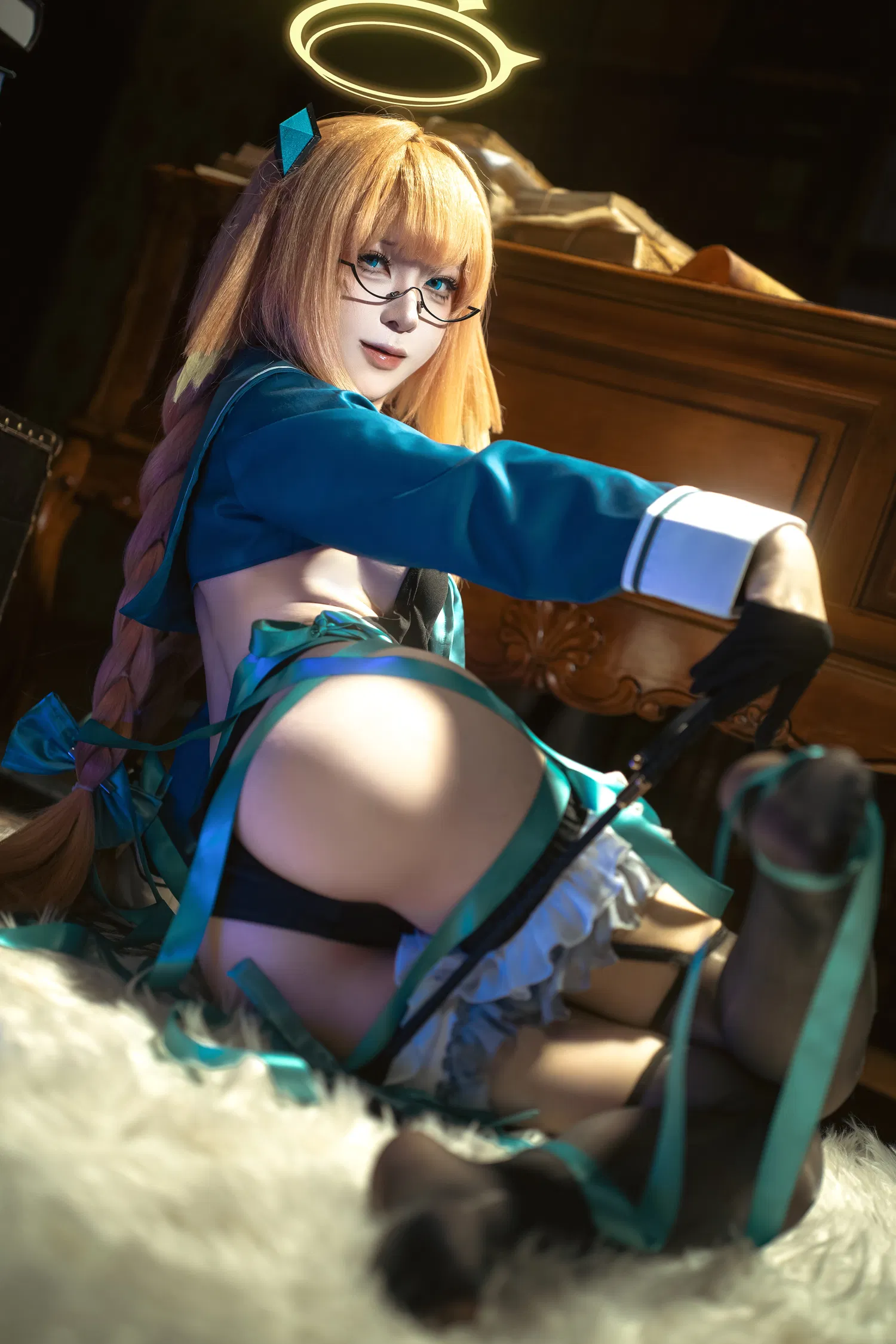 [Cosplay] 矢量鱼 蔚蓝档案 圆堂志美子