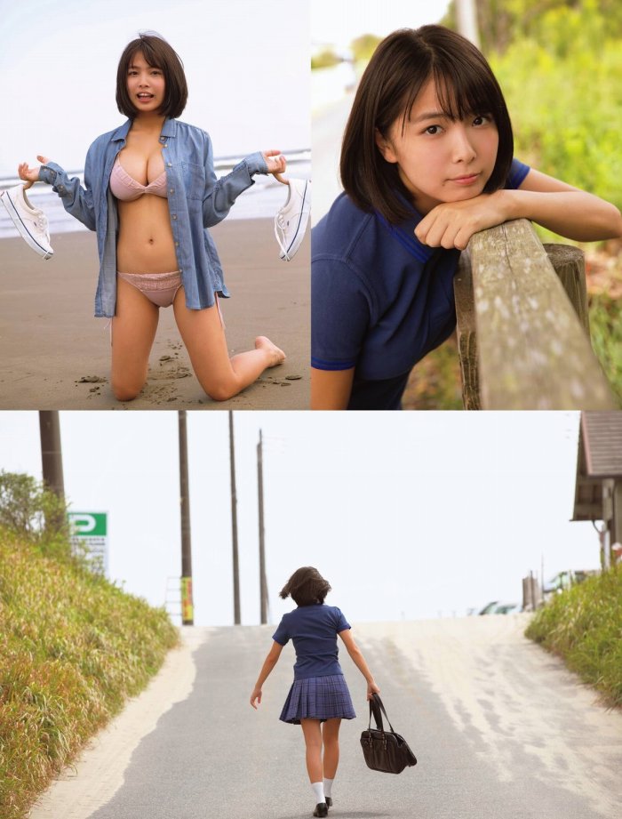 寺本莉緒 Gカップおっぱいの水着グラビア画像！