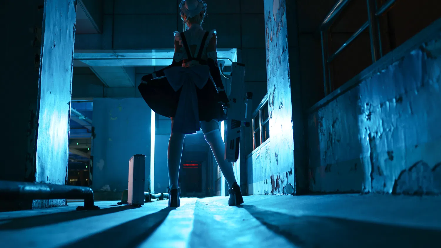 [Cosplay] G44不会受伤 飞鸟马时 (蔚蓝档案)