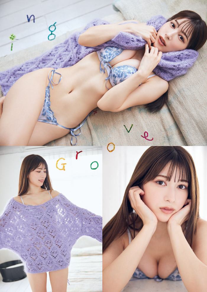 雪平莉左 グラマラス美女の水着グラビア画像！