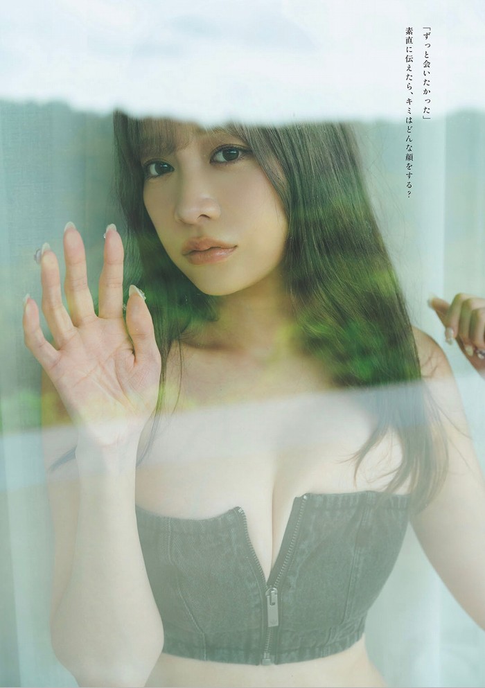 青井春 Iカップおっぱいの水着グラビア画像！