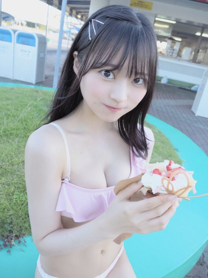 宇咲 ふわふわバストの水着グラビア画像他！