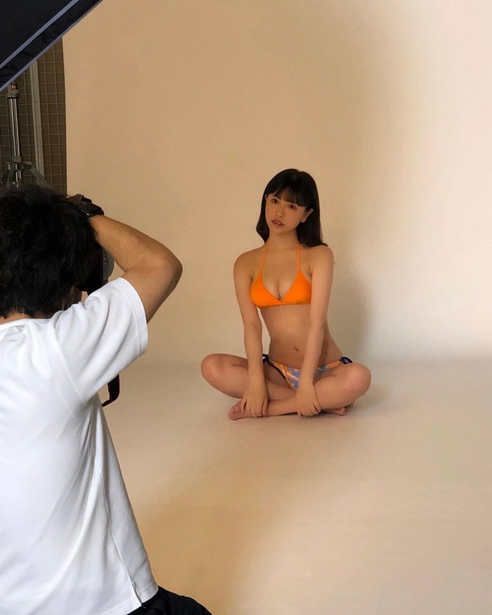 鈴木聖 Fカップが凄い水着＆下着グラビア画像！