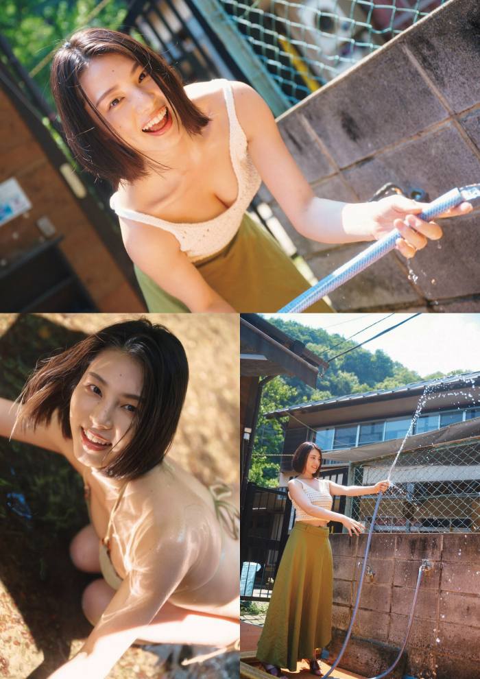 相楽伊織 けっこうボインな水着グラビア画像！