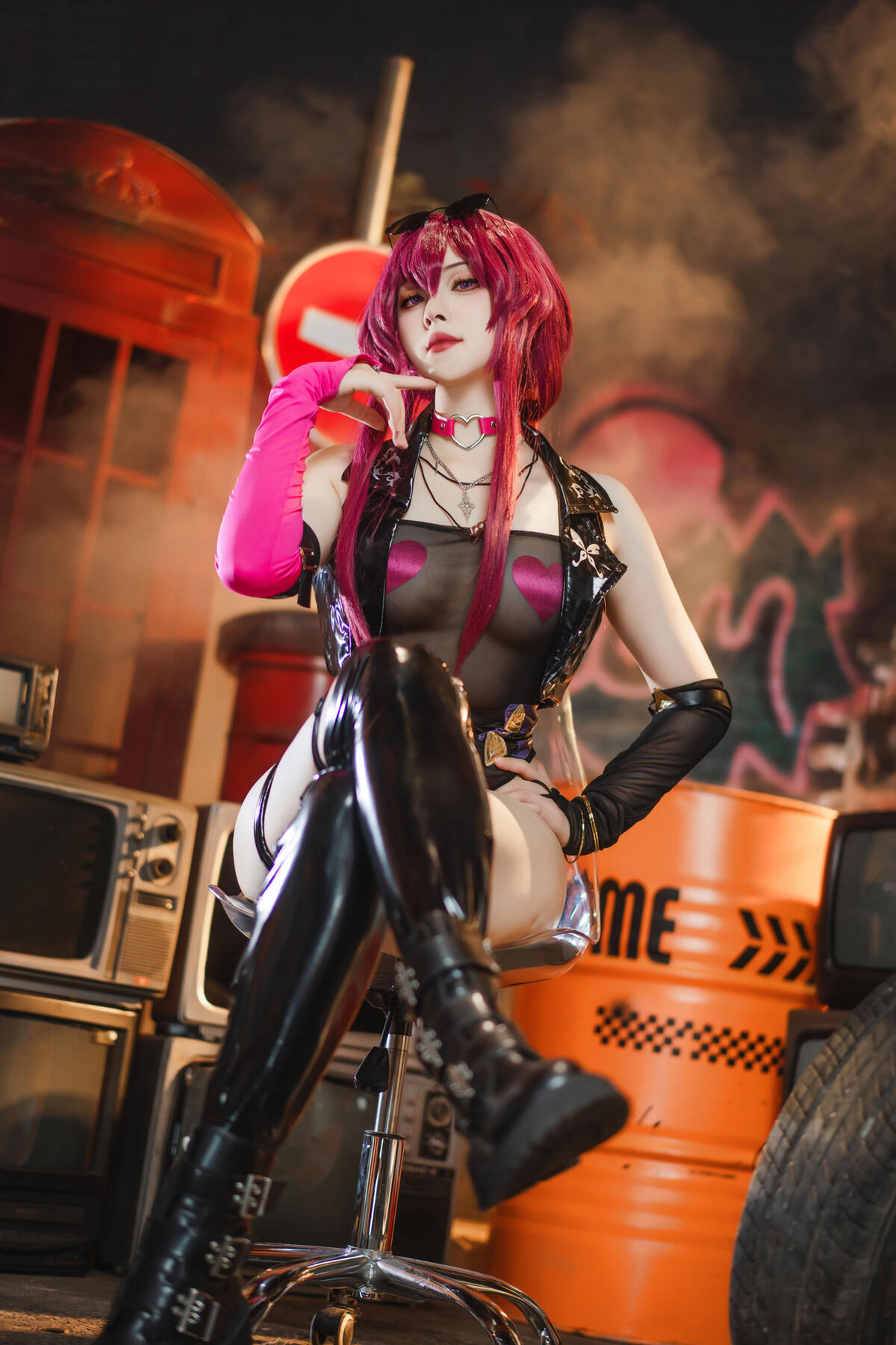 Coser@Natsuko夏夏子 - 崩坏·星穹铁道 卡芙卡 朋克同人