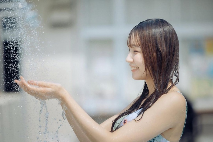 波崎天結 ハイレグが凄い水着グラビア画像！