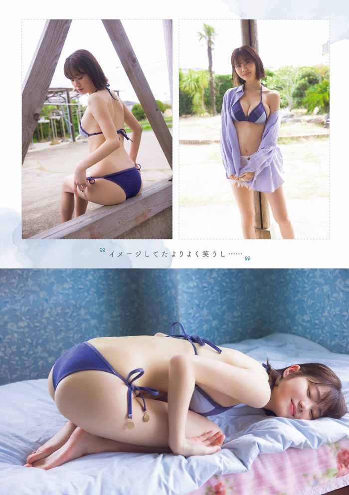 いけちゃん 細身でEカップの水着グラビア画像！