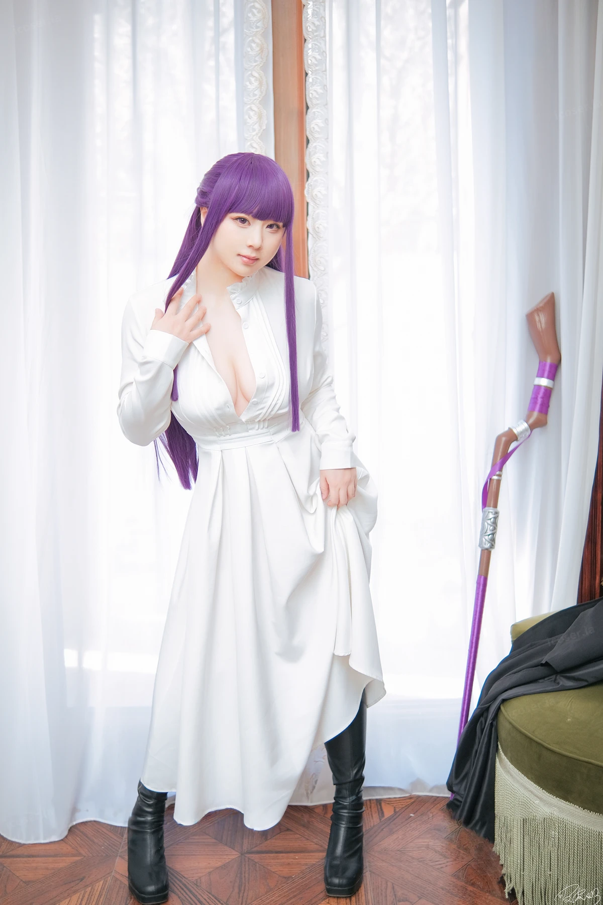 Cosplay 皮皮奶可可爱了啦 – 葬送的芙莉莲 菲伦