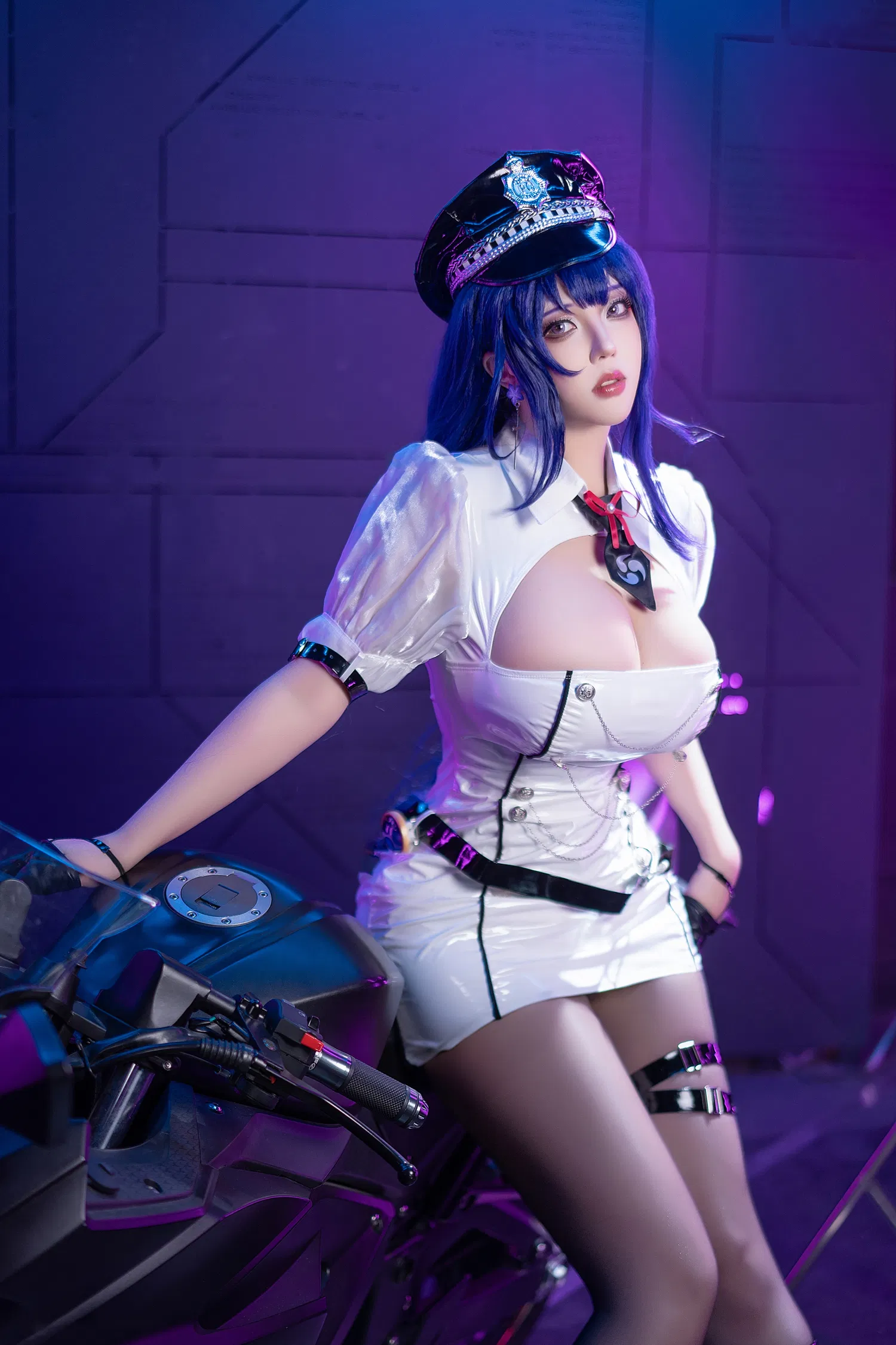 [Cosplay] 菌烨tako - 原神 雷电将军赛车