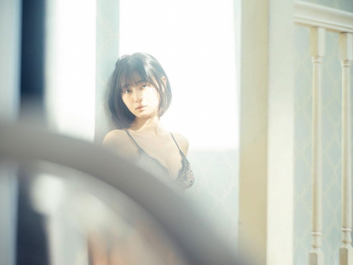 いけちゃん 細身でEカップの水着グラビア画像！