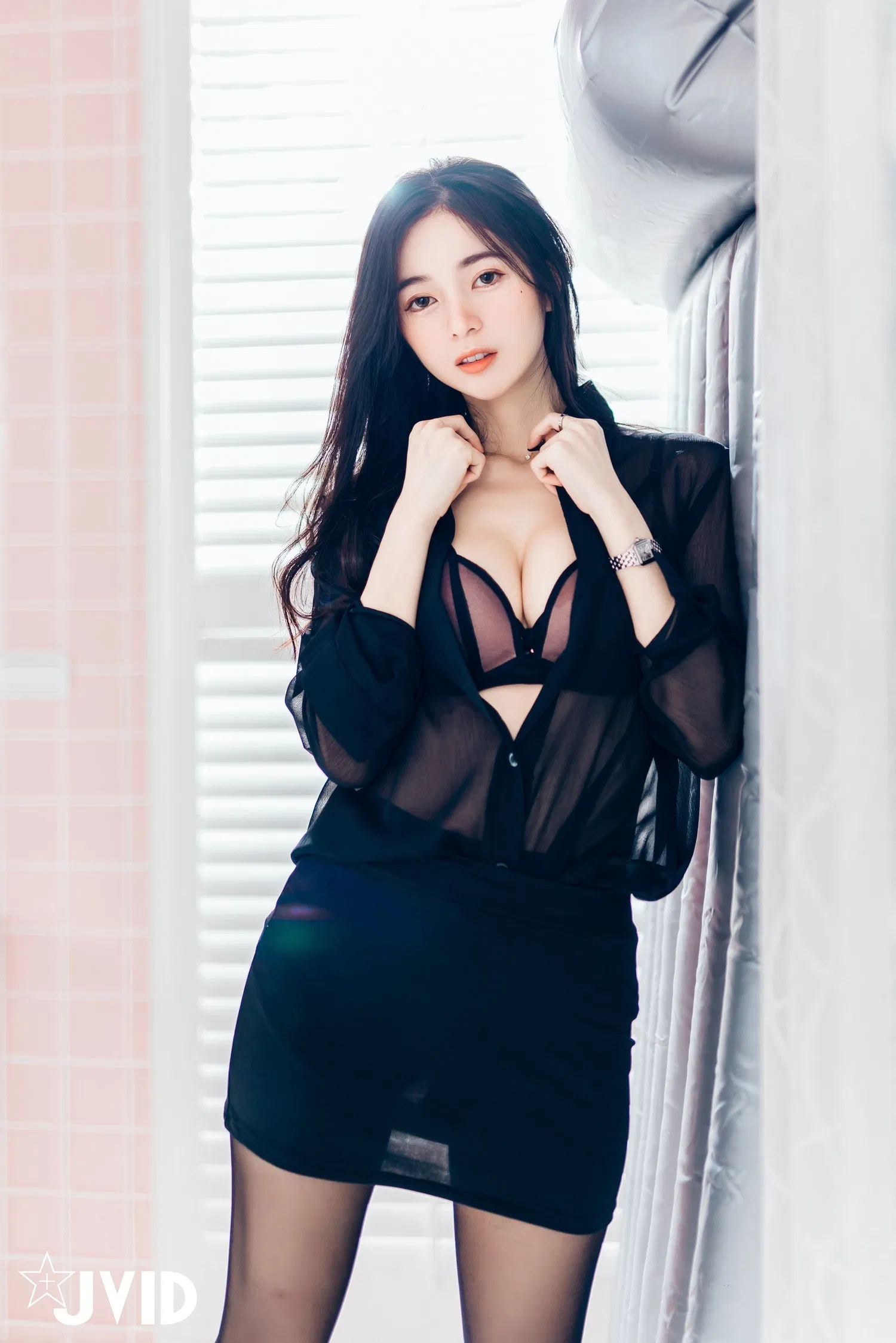 [JVID] Lele 樂樂 & 飄飄哥 - 上司新人下属 无内黑丝终极奥义