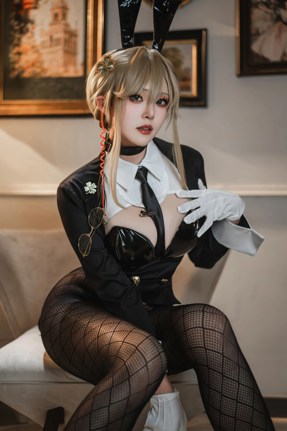 Cosplay Natsuko夏夏子 – NIKKE 爱德 特工兔女郎