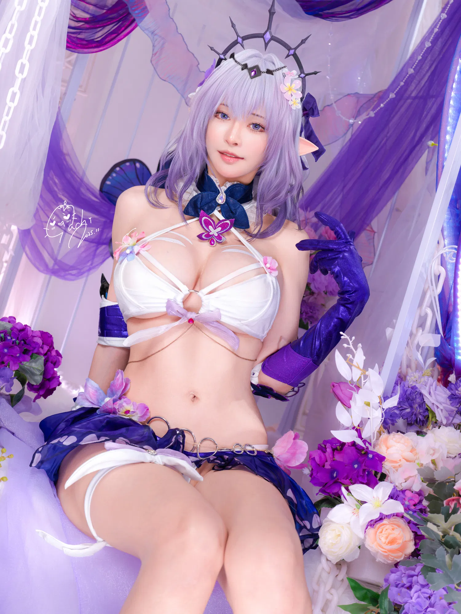 [Cosplay] Machi馬吉 ？？？？キャストリス水着？？？？聖女の裏の危ない姿？？？？第二弾