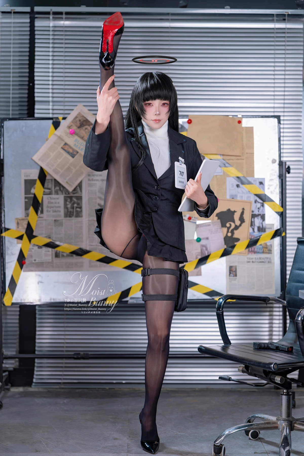 Cosplay 黏黏团子兔 – 碧蓝档案-调月莉音