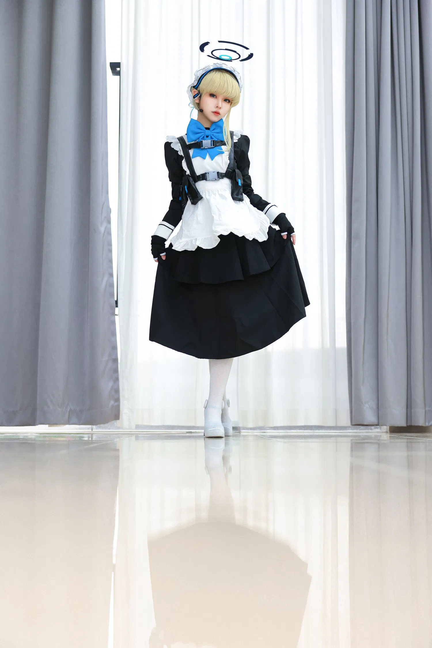 [Cosplay] G44不会受伤 飞鸟马时 (蔚蓝档案)