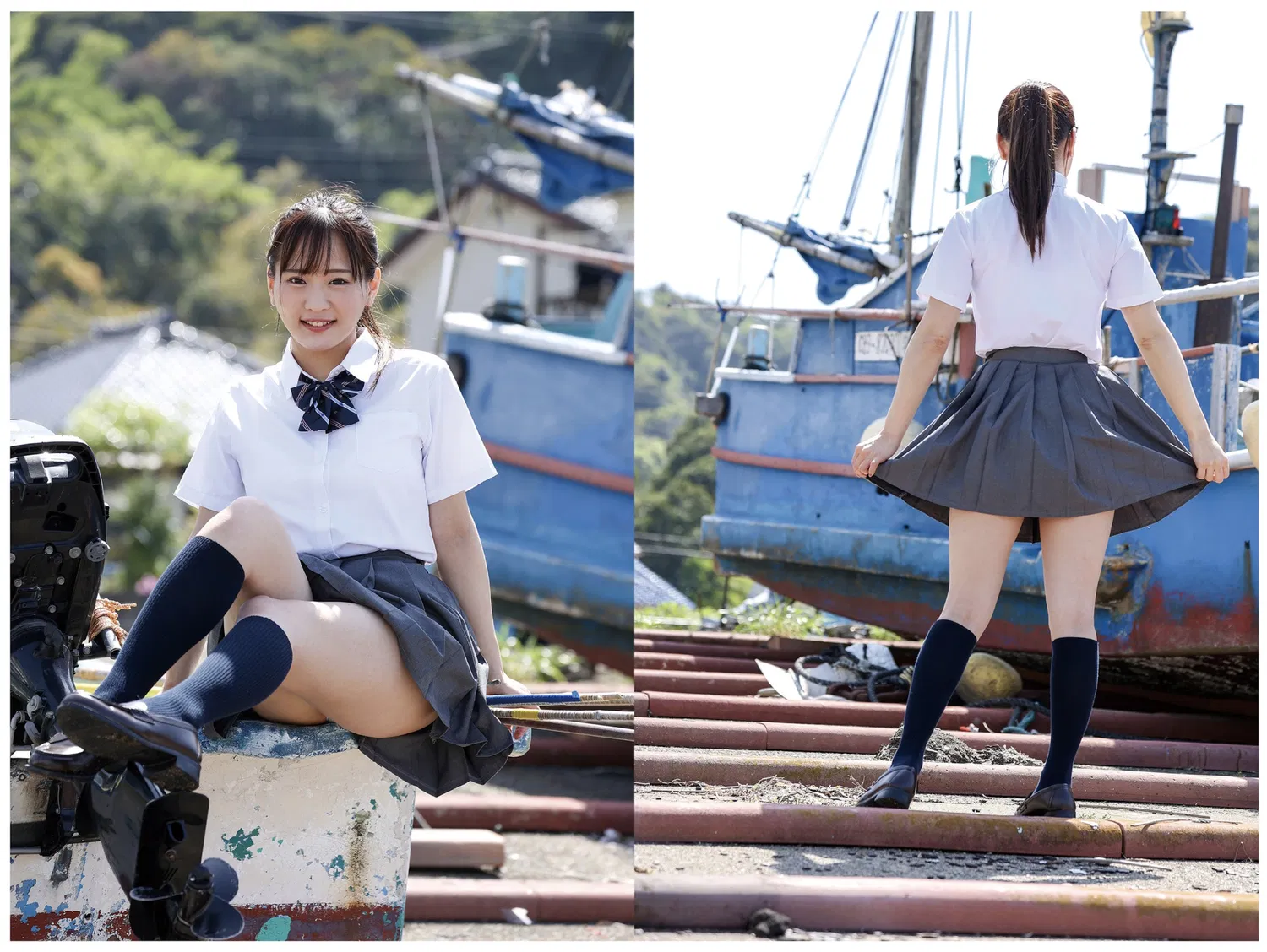 [Photobook] 広瀬なるみ ヌード写真集『風に包まれて』