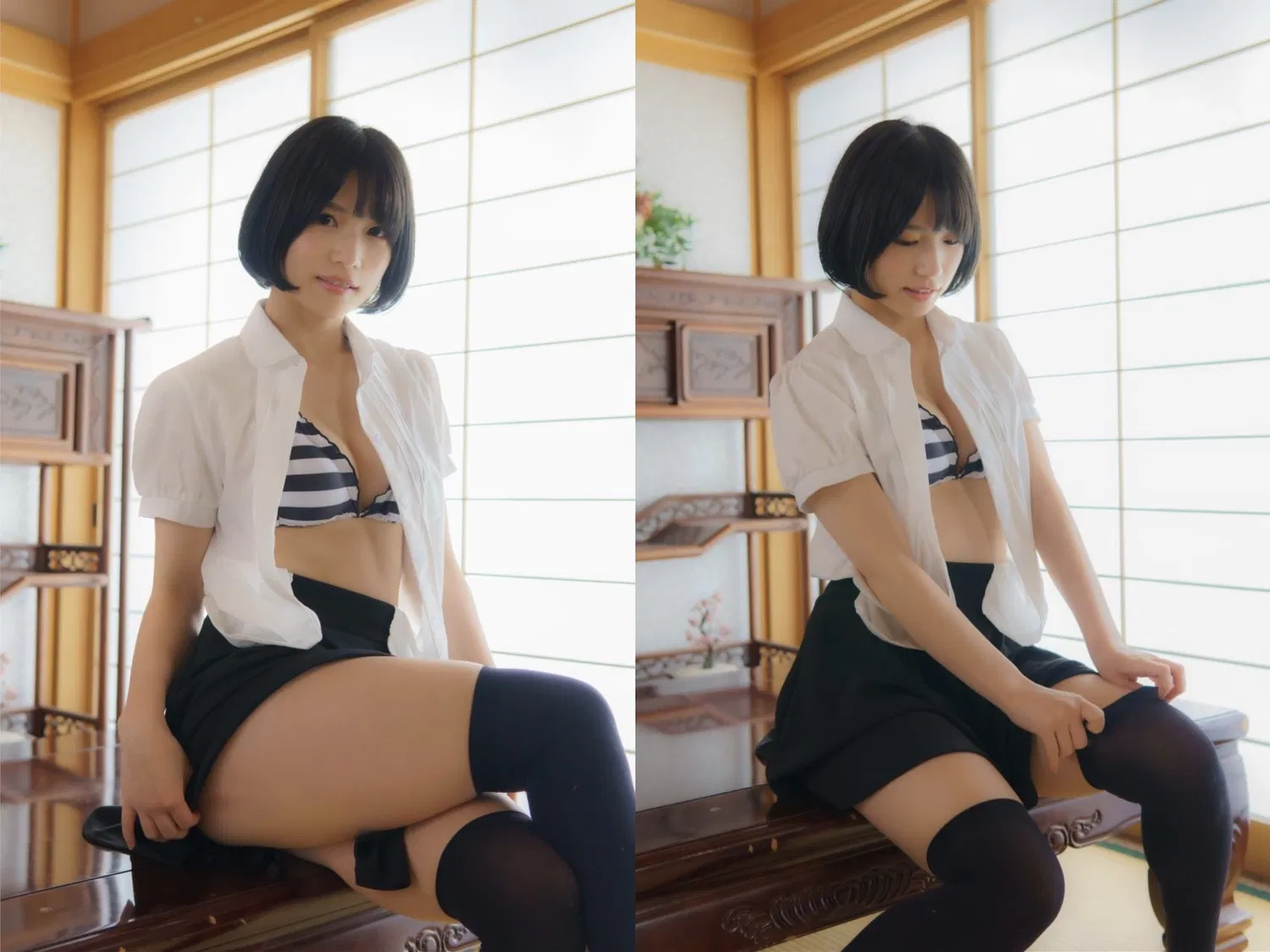 [Photobook] 村上りいな フェティッシュ写真集『ニーハイソックスになりたくて』(エンタメ娯楽ちゃんねる)