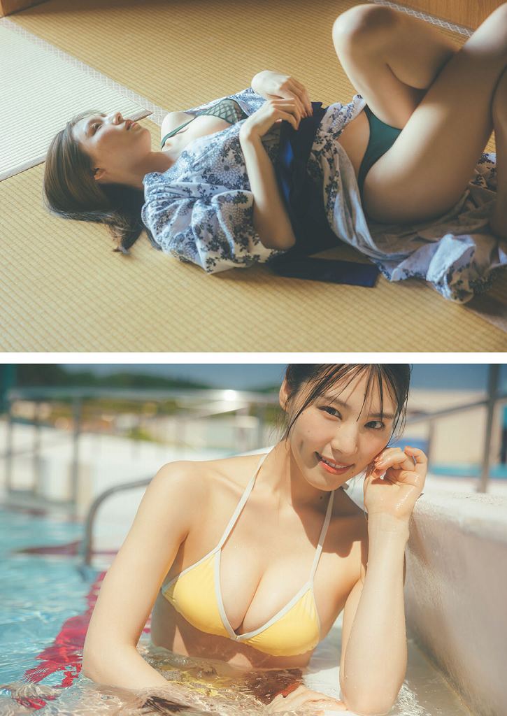相楽伊織 けっこうボインな水着グラビア画像！