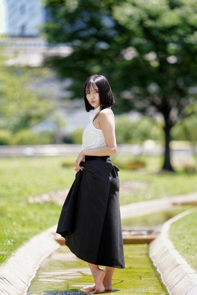 真白雪澄 Gカップボインの水着グラビア画像！