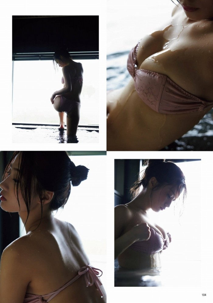 澄田綾乃 はみ出るFカップの水着グラビア画像！