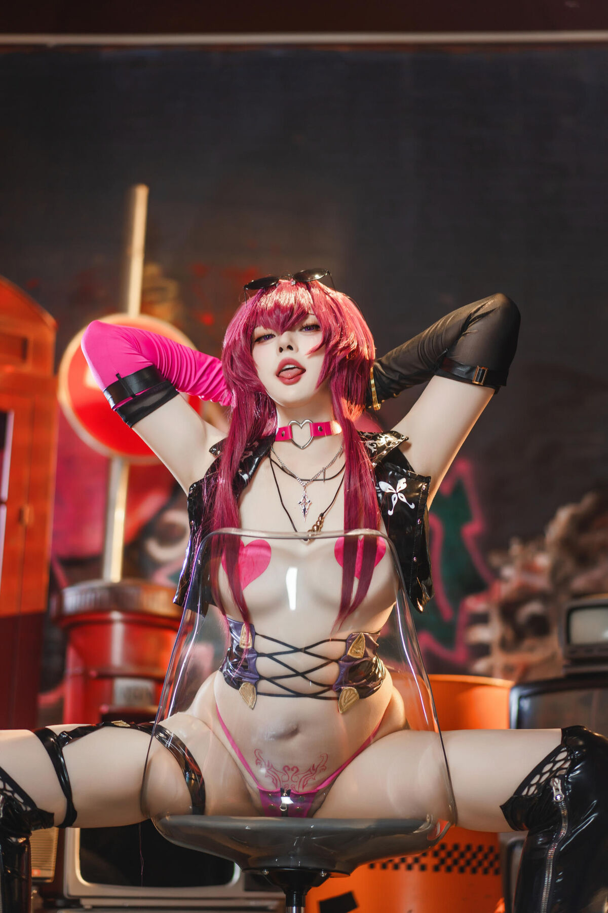 Coser@Natsuko夏夏子 - 崩坏·星穹铁道 卡芙卡 朋克同人