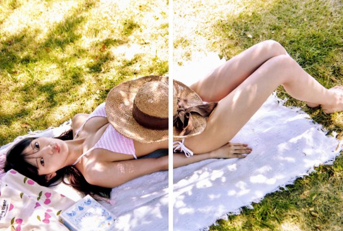 河田陽菜 ぷるふわバストの水着グラビア画像！