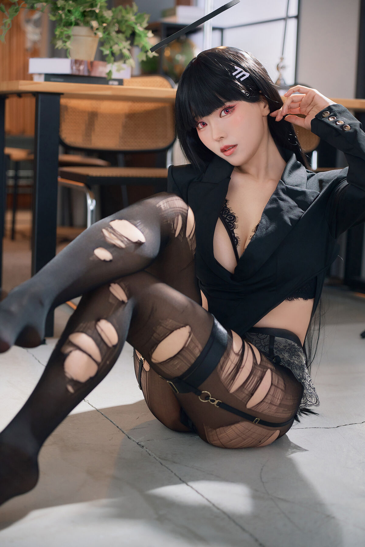 Coser@Ely_eee ElyEE子 - 调月莉音 秘密吊帶