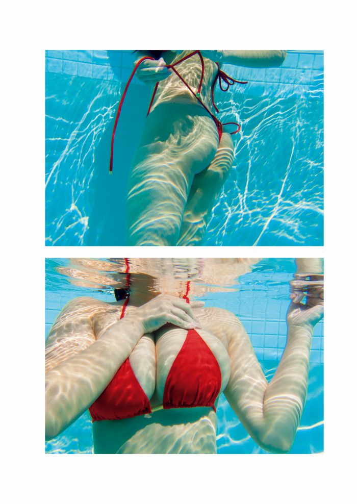 本郷柚巴 まぶしいボインの水着グラビア画像！