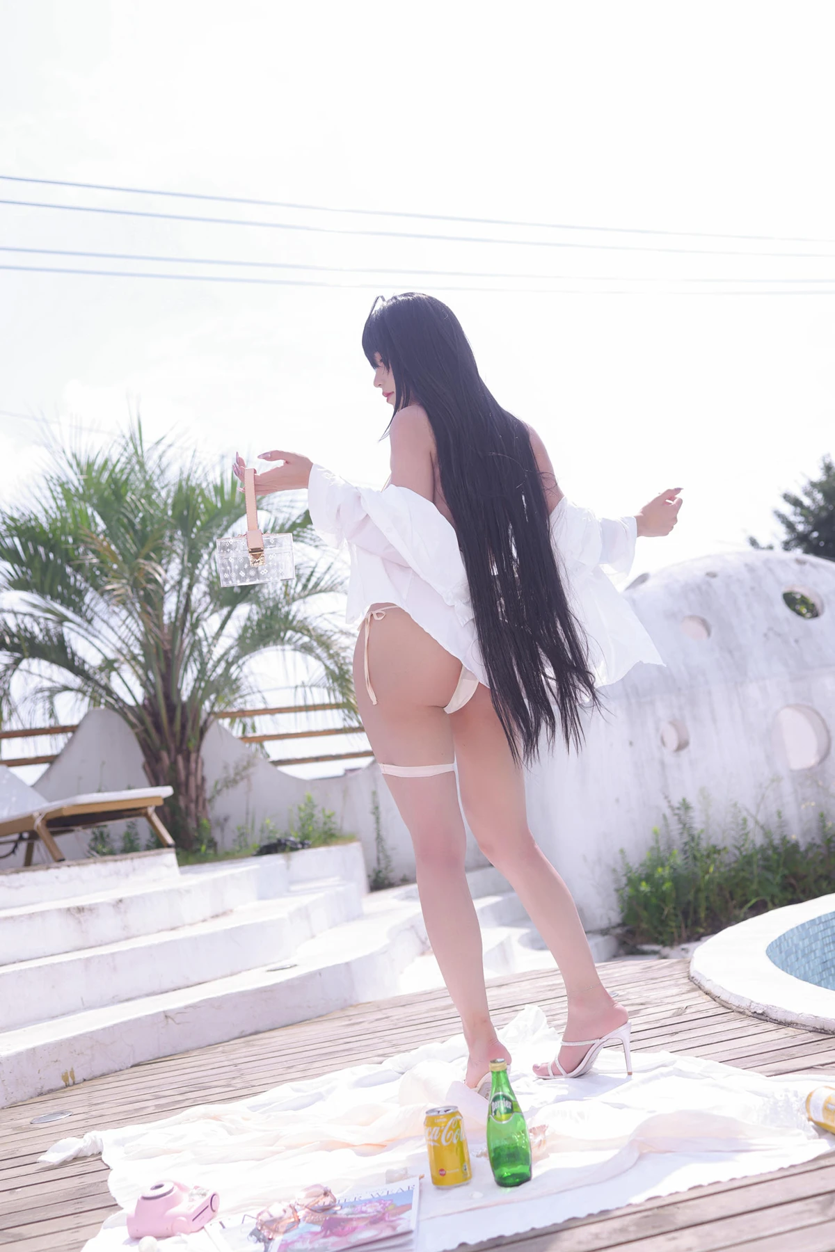 Cosplay 桜满三时 – 碧蓝航线 大凤 泳装 Set.01